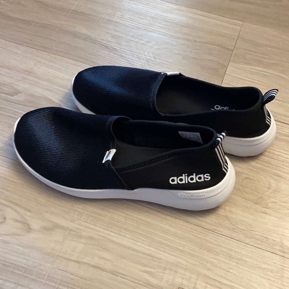 Black, Women’s Adidas Slip Ons